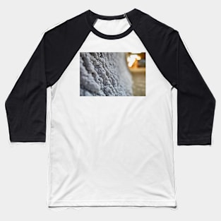 Salt crystals on a wall in a salt mine Baseball T-Shirt